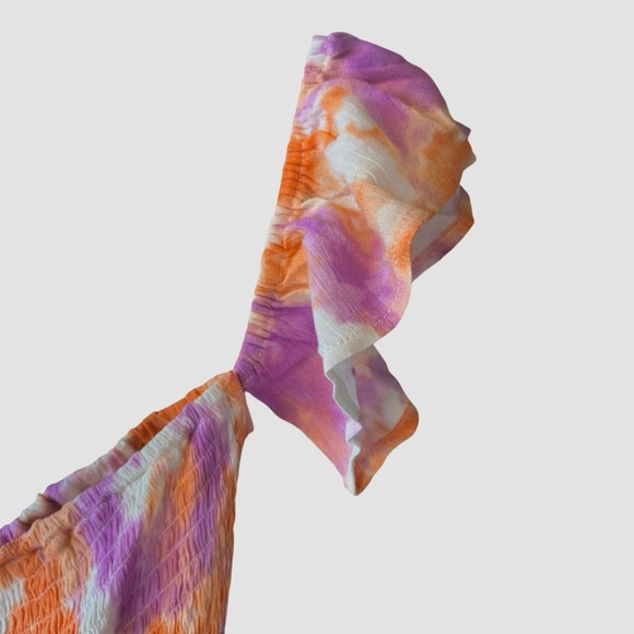 Tie-Dye Peasant Dress - Picture 4 of 11